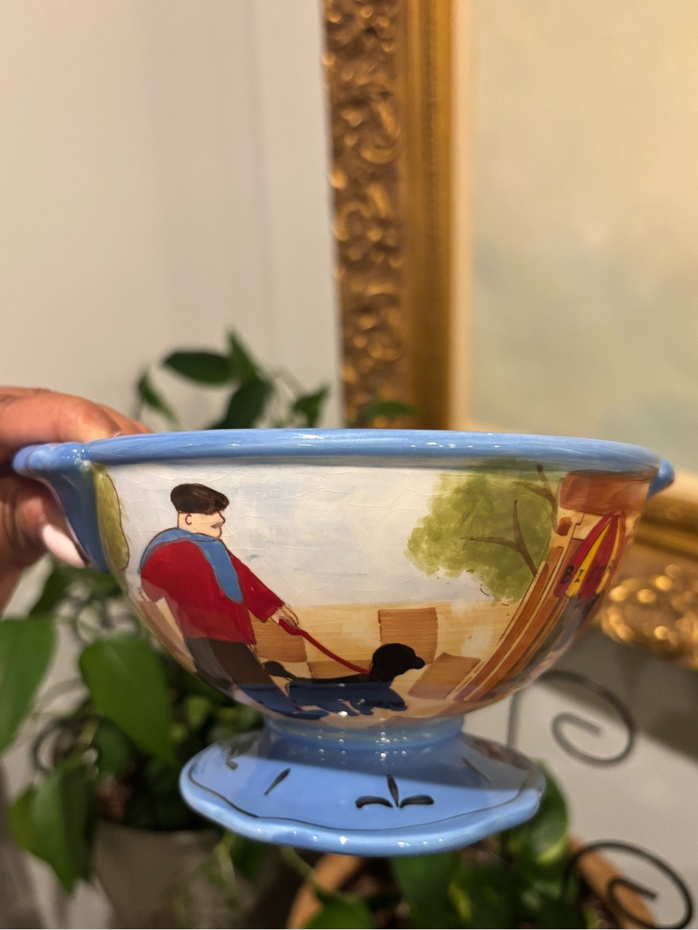 Certified International Jennifer Brinley Footed Bowl